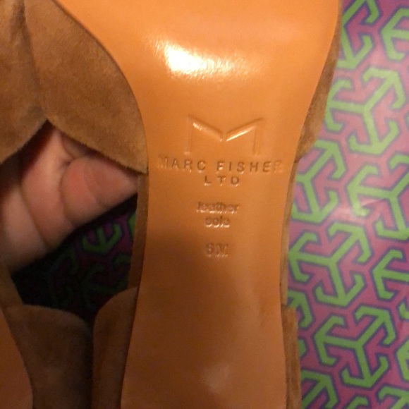Marc Fisher Suede Heels - Picture 3 of 4